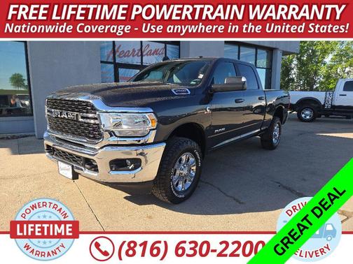 Maximum Steel Metallic Clearcoat 2022 RAM 2500 Big Horn Crew Cab 4x4 6'4' Box