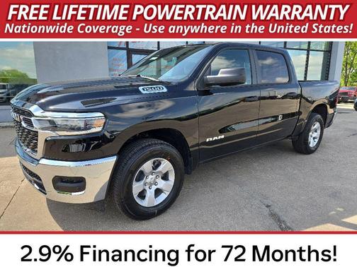 Diamond Black Crystal Pearl-Coat Exterior Paint 2026 RAM 1500 Tradesman