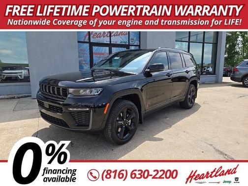 Diamond Black Crystal Pearl-Coat Exterior Paint 2026 Jeep Grand Cherokee Limited