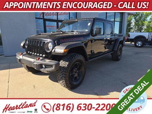 Black Clearcoat 2023 Jeep Gladiator Mojave 4x4