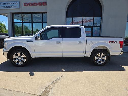 White Platinum Clearcoat Metallic 2019 Ford F-150 Lariat