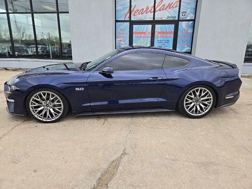 Kona Blue Metallic 2020 Ford Mustang GT Premium