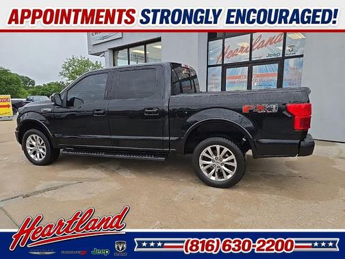 Shadow Black 2018 Ford F-150 Lariat