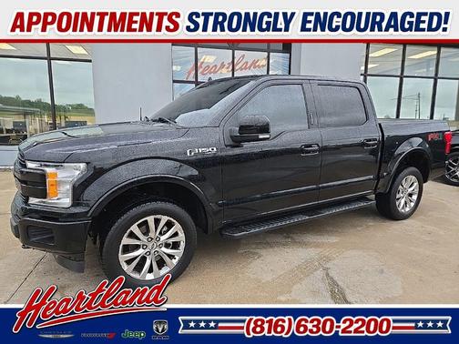 Shadow Black 2018 Ford F-150 Lariat