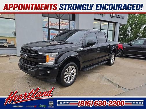 Shadow Black 2018 Ford F-150 Lariat