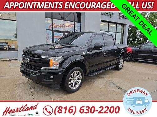 Shadow Black 2018 Ford F-150 Lariat