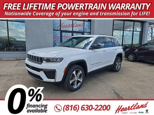 Bright White Clear-Coat Exterior Paint 2026 Jeep Grand Cherokee Limited