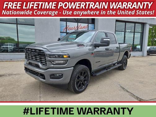 Ceramic Gray Clear-Coat Exterior Paint 2026 RAM 2500 Big Horn Crew Cab 4x4 6'4' Box