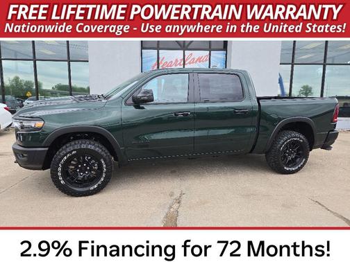Serrano-Green Metallic Exterior Paint 2026 RAM 1500 Rebel