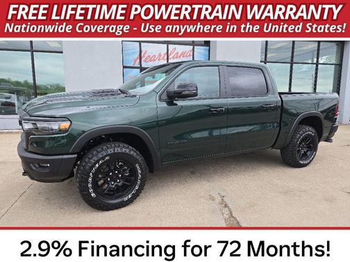 Serrano-Green Metallic Exterior Paint 2026 RAM 1500 Rebel