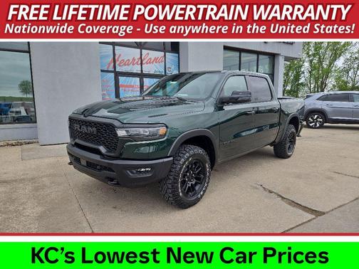 Serrano-Green Metallic Exterior Paint 2026 RAM 1500 Rebel