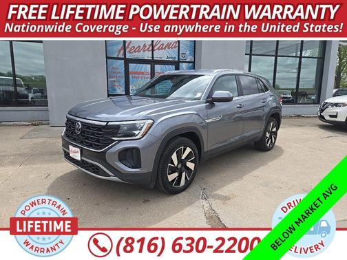 Gray 2024 Volkswagen Atlas Cross Sport 2.0T SE w/Technology 4MOTION