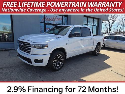 Bright White Clear-Coat Exterior Paint 2026 RAM 1500 Laramie