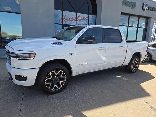 Bright White Clear-Coat Exterior Paint 2026 RAM 1500 Laramie