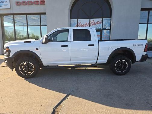 Bright White Clear-Coat Exterior Paint 2026 RAM 2500 Warlock Crew Cab 4x4 6'4' Box