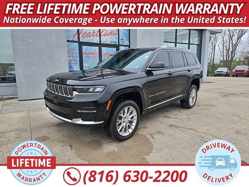 Diamond Black Crystal Pearlcoat 2021 Jeep Grand Cherokee L Summit