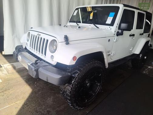 Bright White 2018 Jeep Wrangler JK Unlimited Sahara