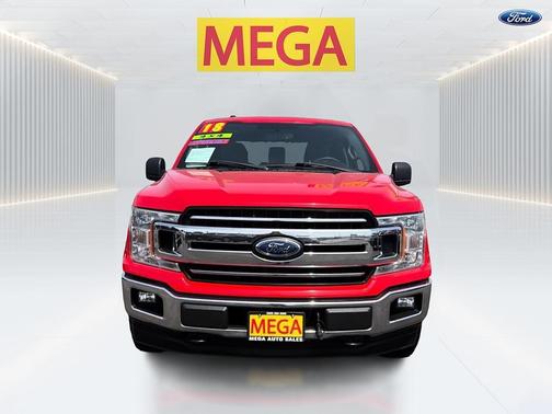 Red 2018 Ford F-150 XLT