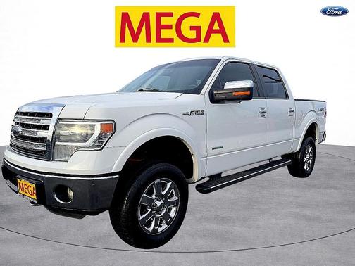 White 2013 Ford F-150 Lariat Truck