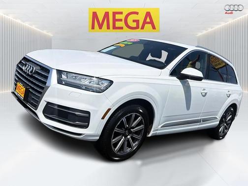 Carrara White 2019 Audi Q7 45 Premium Plus