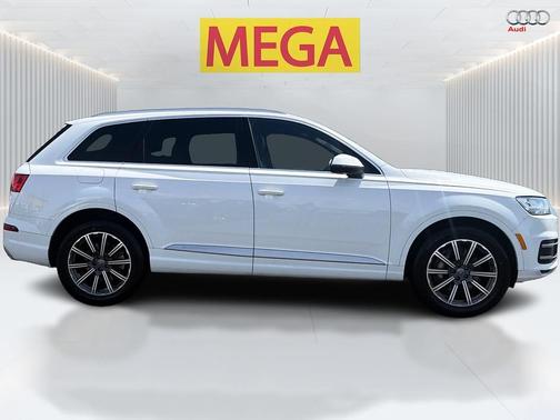 Carrara White 2019 Audi Q7 45 Premium Plus