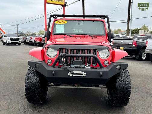 Firecracker Red 2016 Jeep Wrangler Unlimited Sahara