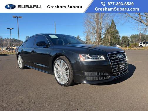 Mythos Black Metallic 2017 Audi A8 L 3.0T
