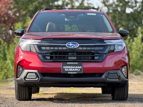 Crimson Red 2026 Subaru Forester Hybrid Touring