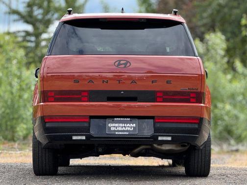 Terracotta Orange 2025 Hyundai SANTA FE HEV Calligraphy