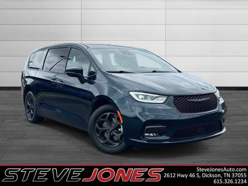 Fathom Blue Pearlcoat 2023 Chrysler Pacifica Hybrid Touring L