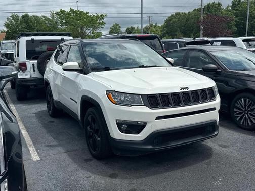 White Clearcoat 2021 Jeep Compass Altitude