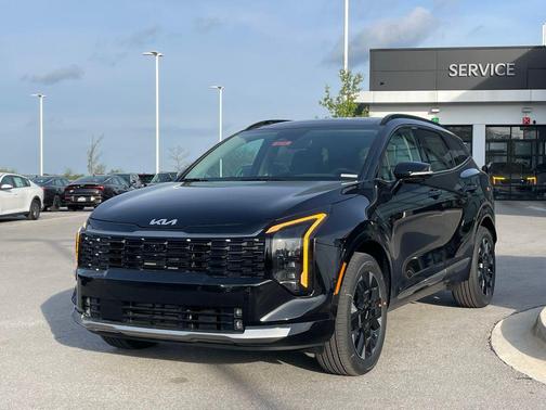 Black 2026 Kia Sportage Hybrid SX-Prestige