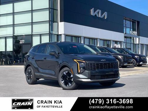 Gray 2026 Kia Sportage Hybrid LX
