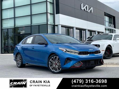 Blue 2023 Kia Forte GT