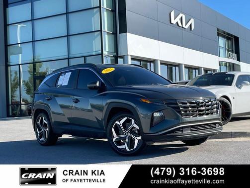 Gray 2022 Hyundai TUCSON SEL