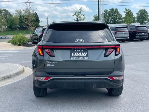 Gray 2022 Hyundai TUCSON SEL