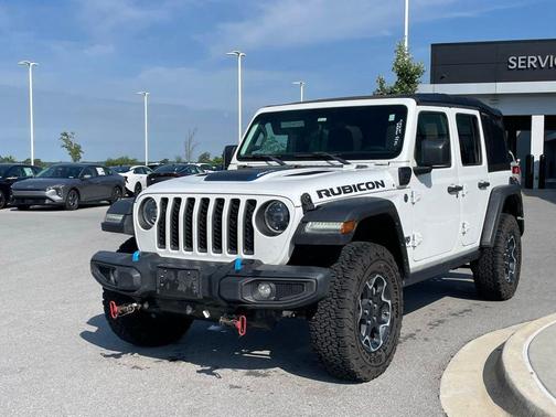 Bright White Clearcoat 2023 Jeep Wrangler 4xe Rubicon