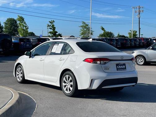 White 2022 Toyota Corolla LE