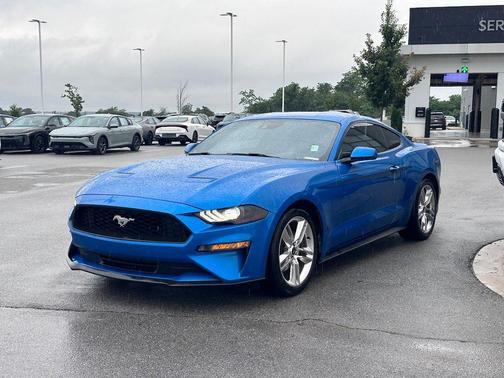Blue Metallic 2020 Ford Mustang EcoBoost Premium