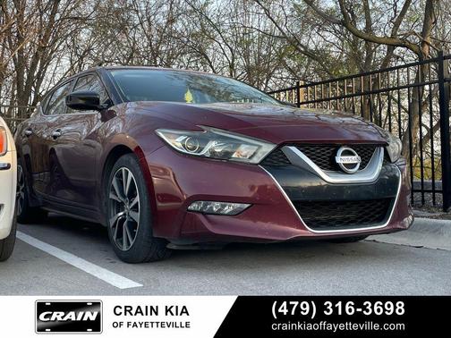 Red 2017 Nissan Maxima 3.5 S