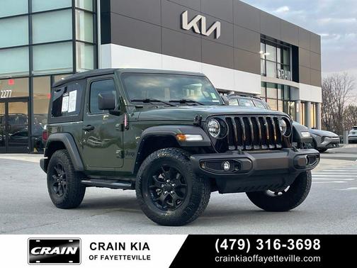 Sarge Green Clearcoat 2022 Jeep Wrangler Sport S