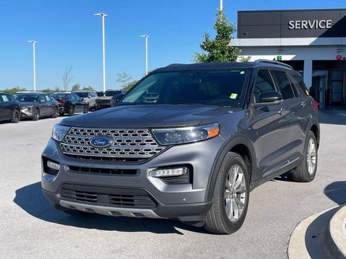 Gray Metallic 2021 Ford Explorer Limited