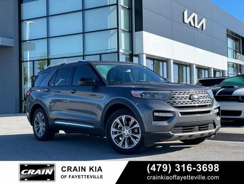 Gray Metallic 2021 Ford Explorer Limited