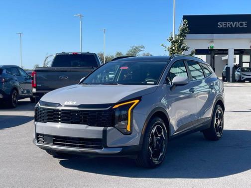 Gray 2026 Kia Sportage Hybrid EX