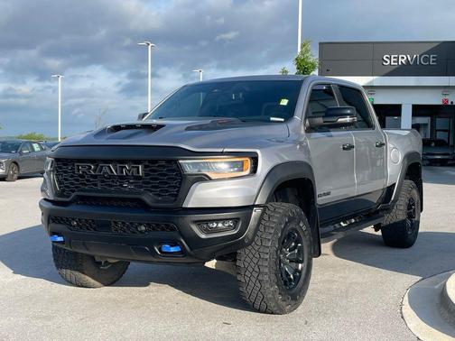 Billet Silver Metallic 2025 RAM 1500 RHO Crew Cab 4x4 5'7' Box