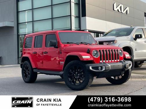 Red Clearcoat 2021 Jeep Wrangler Unlimited 4xe Sahara