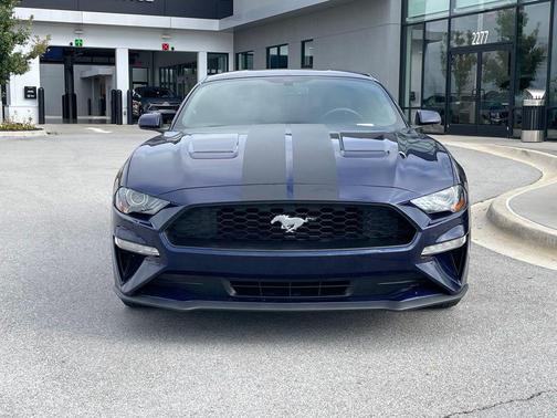 Kona Blue Metallic 2018 Ford Mustang EcoBoost