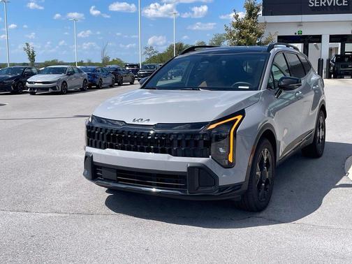 Gray 2026 Kia Sportage Hybrid X-LINE
