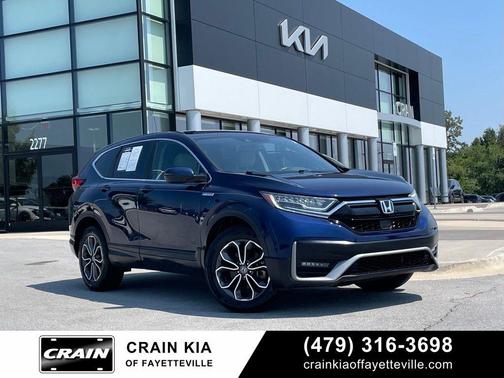 Obsidian Blue Pearl 2020 Honda CR-V Hybrid EX-L