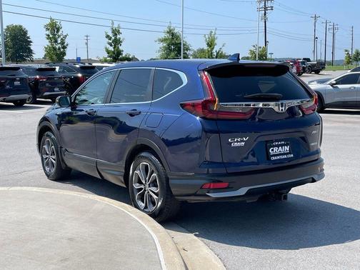 Obsidian Blue Pearl 2020 Honda CR-V Hybrid EX-L